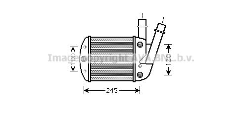 AVA QUALITY COOLING Интеркулер FT4340